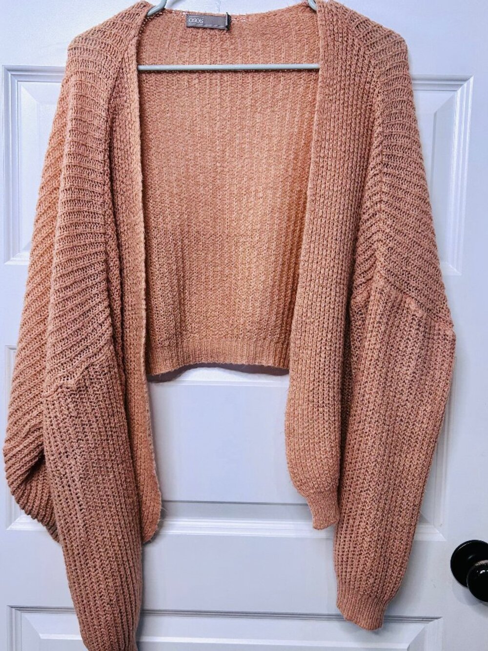 ASOS Ballet Pink 🩰🌸 Soft Oversized Cropped Cardigan - Puffed Blush